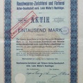 Rauchwaaren Zurichterei und Faerberei AG von 1922  Nr.16000