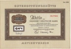 Gutehoffnungshuette   100 DM von 1975  Nr.177630