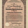 Pfandbrief Deutschen Hypothekenbank in Weimar 4,5x 500 RM  von 1939  Nr.01878