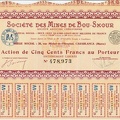 SOCIÉTE DES MINES DE BOU-SXOUR Nr. 478.973