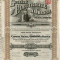 SOCIÉTÉ D´ELECTRICITE D´ODESSA von 1910 Nr.17993