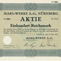 MARS-WERKE AG NUERNBERG von 1936  Nr.1343