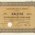 SCHUHFABRIK MANZ AG- BAMBERG von 1950  Nr.000114