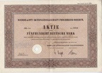 WEBER & OTT AG FORCHHEIM 500 DM von 1960  Nr.0063