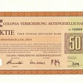 COLONIA AG  50 DM von 1973  Nr.105599