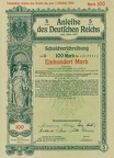 Anleihe des Deutschen Reichs 5 100 M von 1917  Nr.10155111