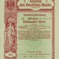 Anleihe des Deutschen Reichs 5 100 M von 1917  Nr.11924160