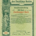 Anleihe des Deutschen Reichs 5 200 M von 1917  Nr.7 057969
