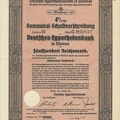 Deutsche Hypothekenbank in Weimar kommunal-Schuldverschreibung 4x von 1941  Nr.00127