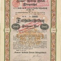 Teilschuldverschreibung  Siemens Elektrische Betriebe AG 4,5x 500 Mark von 1912  Nr. 33125