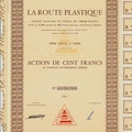 LA ROUTE PLASTIQUE von 1964  Nr.0,056,599