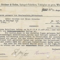 Hermann Steiner & Sohn  1923.08.31