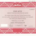 Plettac 50 DM, von 1993 Nr. 009037