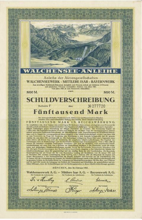 Walchensee von 1923.02.20  Nr.277720