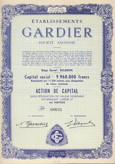 GARDIER von 1944   Nr. 06631